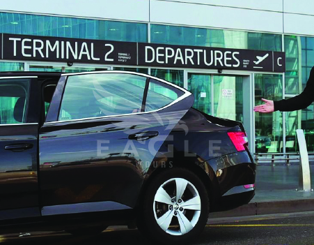 Eagle Tours chauffeur and vehicle in Casablanca